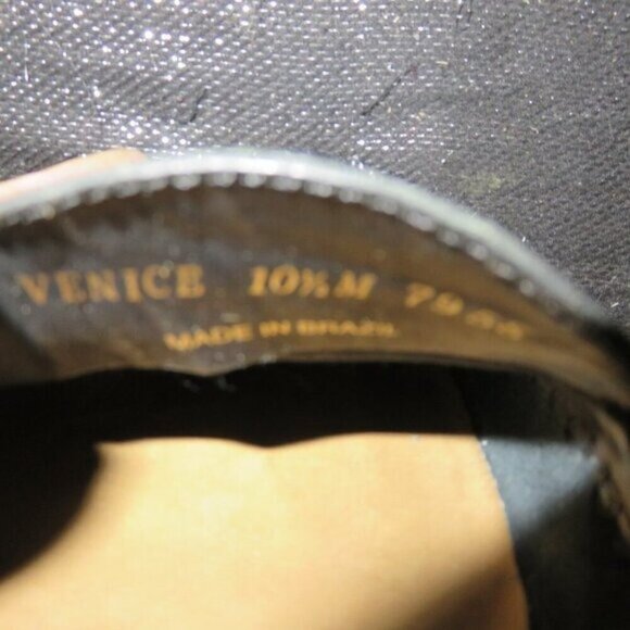 Giorgio Brutini Le Glove Black Kiltie Italian Leather Loafer Oxford Driving Shoe - Picture 6 of 11